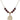 Saints Cosmas & Damian Birthstone Necklace | 3/4 inch | 6mm Beads  Garnet 14kt Gold Filled