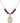 Saint Vincent de Paul Birthstone Necklace | 3/4 inch | 6mm Beads  Garnet 14kt Gold Filled