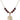 Saint Jerome Birthstone Necklace | 3/4 inch | 6mm Beads  Garnet 14kt Gold Filled