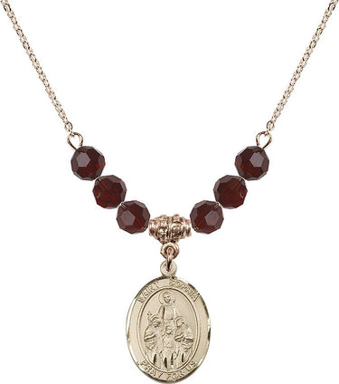 Collar de la piedra natal de Santa Sofía | 3/4 pulgada | Cuentas de 6 mm