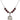 Saint Sophia Birthstone Necklace | 3/4 inch | 6mm Beads  Garnet Sterling Silver