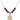 Saint Ambrose Birthstone Necklace | 3/4 inch | 6mm Beads  Garnet 14kt Gold Filled