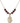 Saint Ambrose Birthstone Necklace | 3/4 inch | 6mm Beads  Garnet 14kt Gold Filled