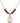Saint Christopher Birthstone Necklace | 3/4 inch | 6mm Beads  Garnet 14kt Gold Filled