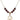 Saint Christopher Birthstone Necklace | 3/4 inch | 6mm Beads  Garnet 14kt Gold Filled