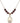Saint Christopher Birthstone Necklace | 3/4 inch | 6mm Beads  Garnet 14kt Gold Filled