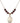 Saint Christopher Birthstone Necklace | 3/4 inch | 6mm Beads  Garnet 14kt Gold Filled
