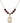 Saint Christopher Birthstone Necklace | 3/4 inch | 6mm Beads  Garnet 14kt Gold Filled