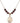 Saint Christopher Birthstone Necklace | 3/4 inch | 6mm Beads  Garnet 14kt Gold Filled