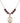 Saint Christopher Birthstone Necklace | 3/4 inch | 6mm Beads  Garnet 14kt Gold Filled