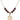 Saint Christopher Birthstone Necklace | 3/4 inch | 6mm Beads  Garnet 14kt Gold Filled