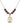 Saint Christopher Birthstone Necklace | 3/4 inch | 6mm Beads  Garnet 14kt Gold Filled
