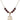 Saint Christopher Birthstone Necklace | 3/4 inch | 6mm Beads  Garnet 14kt Gold Filled