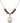 Saint Christopher Birthstone Necklace | 3/4 inch | 6mm Beads  Garnet 14kt Gold Filled