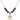 Saint Sebastian Birthstone Necklace | 3/4 inch | 6mm Beads  Garnet 14kt Gold Filled