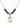 Saint Sebastian Birthstone Necklace | 3/4 inch | 6mm Beads  Garnet 14kt Gold Filled