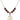 Saint Sebastian Birthstone Necklace | 3/4 inch | 6mm Beads  Garnet 14kt Gold Filled