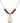 Saint Sebastian Birthstone Necklace | 3/4 inch | 6mm Beads  Garnet 14kt Gold Filled