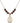Saint Sebastian Birthstone Necklace | 3/4 inch | 6mm Beads  Garnet 14kt Gold Filled