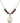 Saint Sebastian Birthstone Necklace | 3/4 inch | 6mm Beads  Garnet 14kt Gold Filled