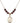 Saint Sebastian Birthstone Necklace | 3/4 inch | 6mm Beads  Garnet 14kt Gold Filled