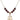Saint Sebastian Birthstone Necklace | 3/4 inch | 6mm Beads  Garnet 14kt Gold Filled