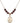 Saint Sebastian Birthstone Necklace | 3/4 inch | 6mm Beads  Garnet 14kt Gold Filled