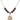 Saint Sebastian Birthstone Necklace | 3/4 inch | 6mm Beads  Garnet 14kt Gold Filled