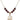 Saint Sebastian Birthstone Necklace | 3/4 inch | 6mm Beads  Garnet 14kt Gold Filled