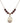 Saint Sebastian Birthstone Necklace | 3/4 inch | 6mm Beads  Garnet 14kt Gold Filled