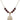 Saint Sebastian Birthstone Necklace | 3/4 inch | 6mm Beads  Garnet 14kt Gold Filled