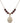 Saint Sebastian Birthstone Necklace | 3/4 inch | 6mm Beads  Garnet 14kt Gold Filled