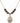 Saint Sebastian Birthstone Necklace | 3/4 inch | 6mm Beads  Garnet 14kt Gold Filled
