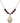 Saint Sebastian Birthstone Necklace | 3/4 inch | 6mm Beads  Garnet 14kt Gold Filled
