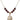 Saint Sebastian Birthstone Necklace | 3/4 inch | 6mm Beads  Garnet 14kt Gold Filled