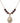 Saint Sebastian Birthstone Necklace | 3/4 inch | 6mm Beads  Garnet 14kt Gold Filled