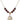 Saint Sebastian Birthstone Necklace | 3/4 inch | 6mm Beads  Garnet 14kt Gold Filled
