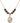 Saint Sebastian Birthstone Necklace | 3/4 inch | 6mm Beads  Garnet 14kt Gold Filled