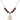 Saint Rita of Cascia Birthstone Necklace | 3/4 inch | 6mm Beads  Garnet 14kt Gold Filled