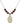 Saint Kateri Tekakwitha Birthstone Necklace | 3/4 inch | 6mm Beads  Garnet 14kt Gold Filled