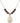Saint Sebastian Birthstone Necklace | 3/4 inch | 6mm Beads  Garnet 14kt Gold Filled