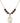 Saint Sebastian Birthstone Necklace | 3/4 inch | 6mm Beads  Garnet 14kt Gold Filled