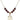 Saint Sebastian Birthstone Necklace | 3/4 inch | 6mm Beads  Garnet 14kt Gold Filled