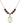 Saint Sebastian Birthstone Necklace | 3/4 inch | 6mm Beads  Garnet 14kt Gold Filled