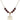 Saint Sebastian Birthstone Necklace | 3/4 inch | 6mm Beads  Garnet 14kt Gold Filled
