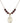 Saint Sebastian Birthstone Necklace | 3/4 inch | 6mm Beads  Garnet 14kt Gold Filled
