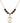Saint Sebastian Birthstone Necklace | 3/4 inch | 6mm Beads  Garnet 14kt Gold Filled