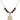 Saint Sebastian Birthstone Necklace | 3/4 inch | 6mm Beads  Garnet 14kt Gold Filled