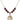 Saint Christopher Birthstone Necklace | 3/4 inch | 6mm Beads  Garnet 14kt Gold Filled