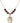 Saint Christopher Birthstone Necklace | 3/4 inch | 6mm Beads  Garnet 14kt Gold Filled